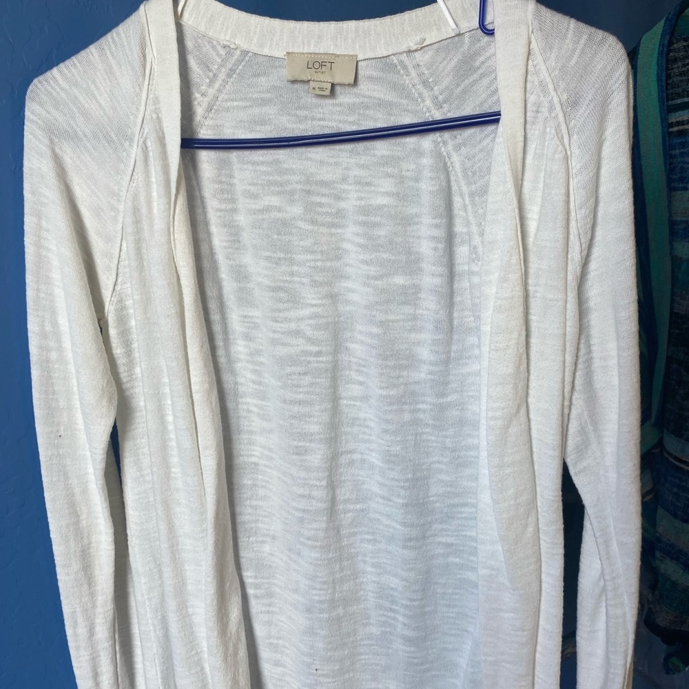 Cream cardigan - M